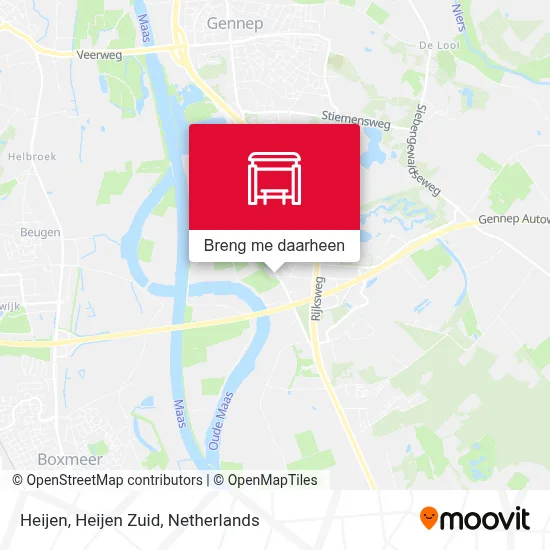 Heijen, Heijen Zuid kaart