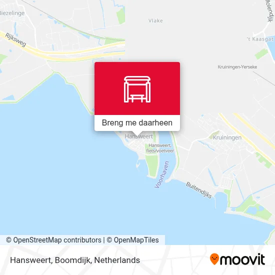 Hansweert, Boomdijk kaart