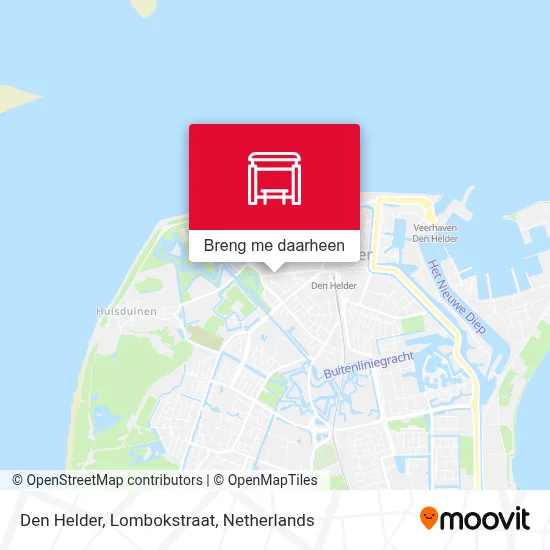 Den Helder, Lombokstraat kaart
