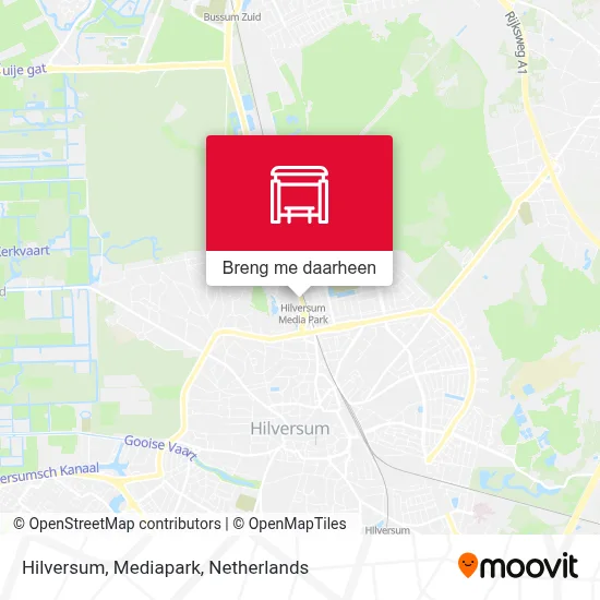 Hilversum, Mediapark kaart