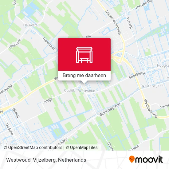 Westwoud, Vijzelberg kaart