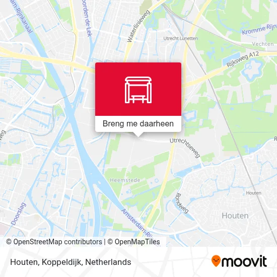 Houten, Koppeldijk kaart