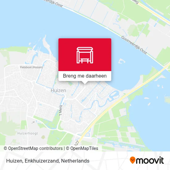 Huizen, Enkhuizerzand kaart