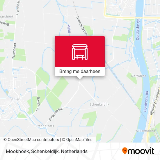 Mookhoek, Schenkeldijk kaart