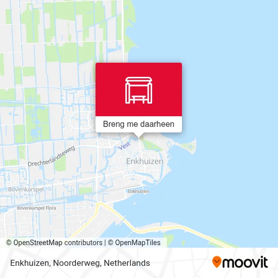 Enkhuizen, Noorderweg kaart