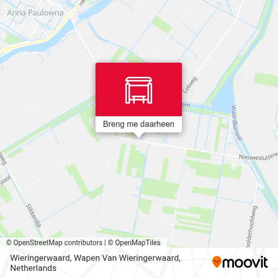 Wieringerwaard, Wapen Van Wieringerwaard kaart