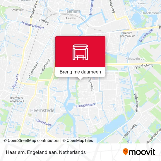 Haarlem, Engelandlaan kaart