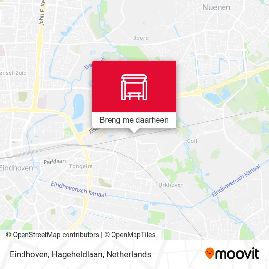 Eindhoven, Hageheldlaan kaart