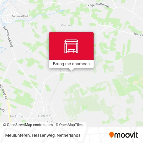 Meulunteren, Hessenweg kaart