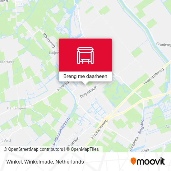 Winkel, Winkelmade kaart