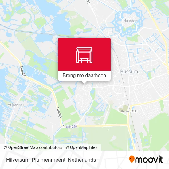 Hilversum, Pluimenmeent kaart