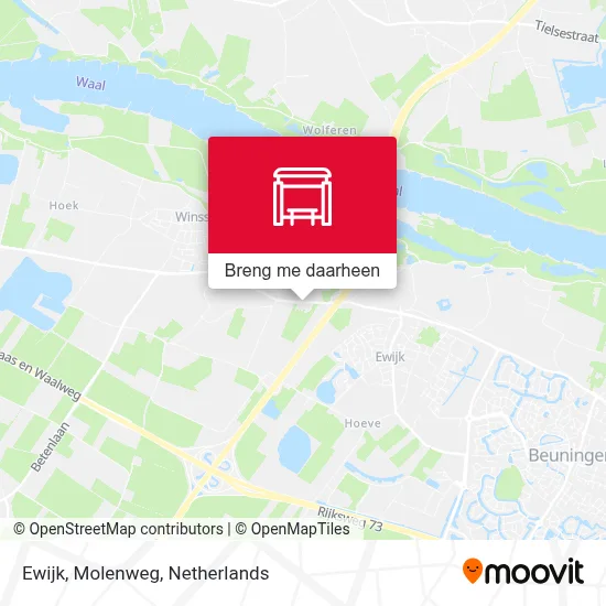 Ewijk, Molenweg kaart