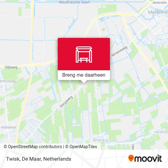 Twisk, De Maar kaart