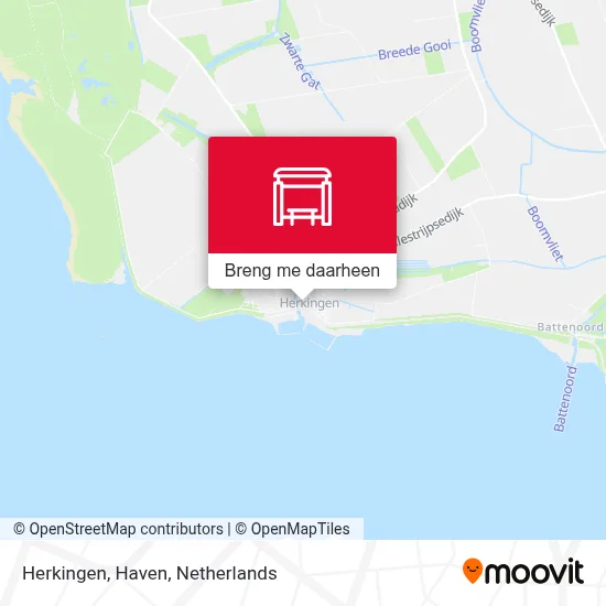 Herkingen, Haven kaart