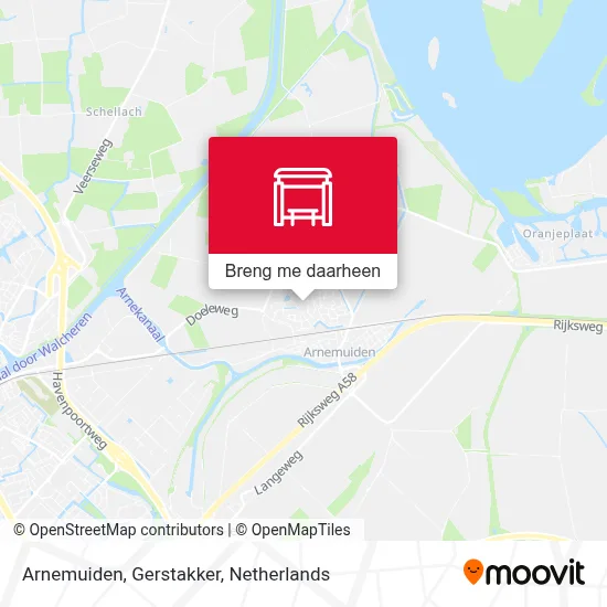 Arnemuiden, Gerstakker kaart