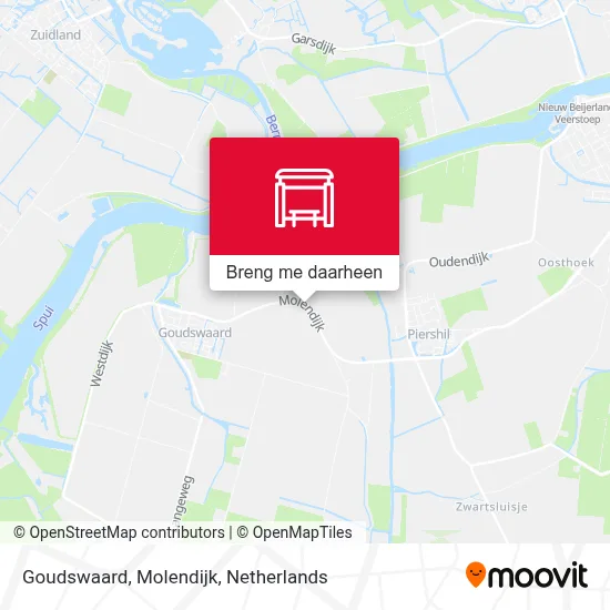 Goudswaard, Molendijk kaart