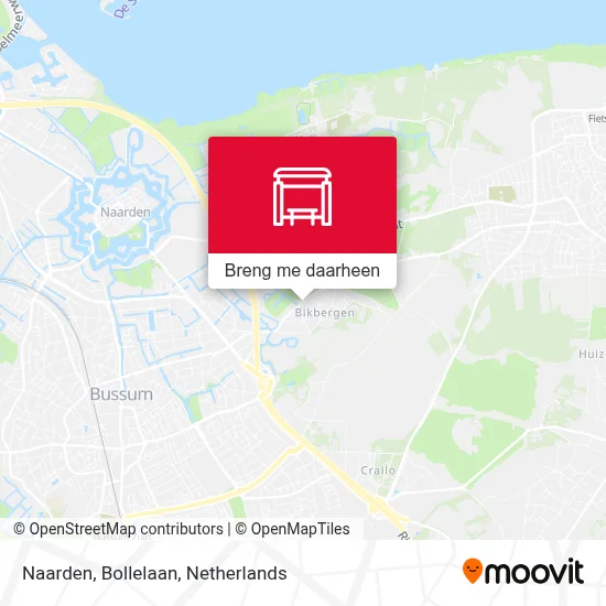 Naarden, Bollelaan kaart