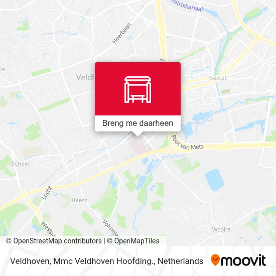 Veldhoven, Mmc Veldhoven Hoofding. kaart