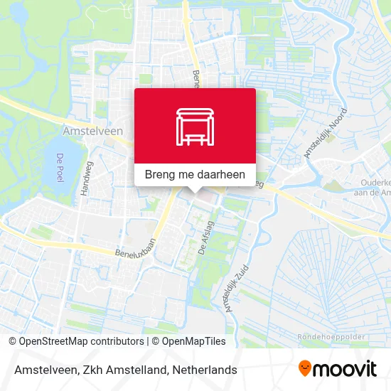 Amstelveen, Zkh Amstelland kaart