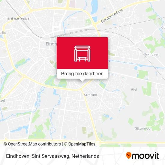Eindhoven, Sint Servaasweg kaart