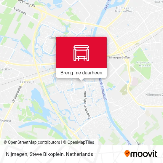 Nijmegen, Steve Bikoplein kaart