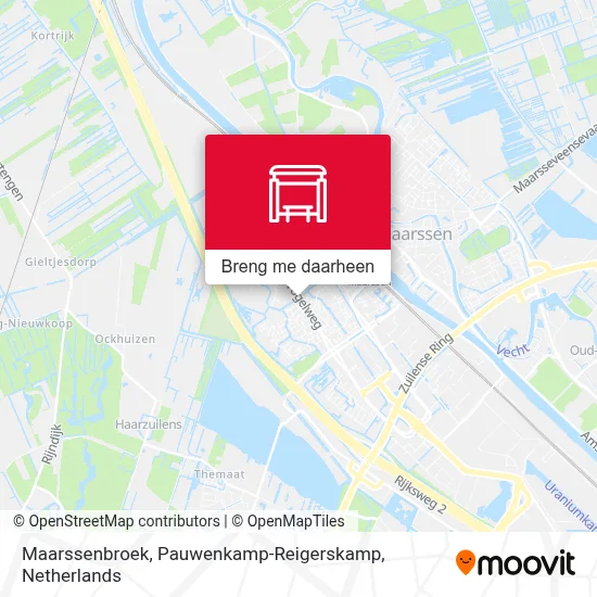 Maarssenbroek, Pauwenkamp-Reigerskamp kaart