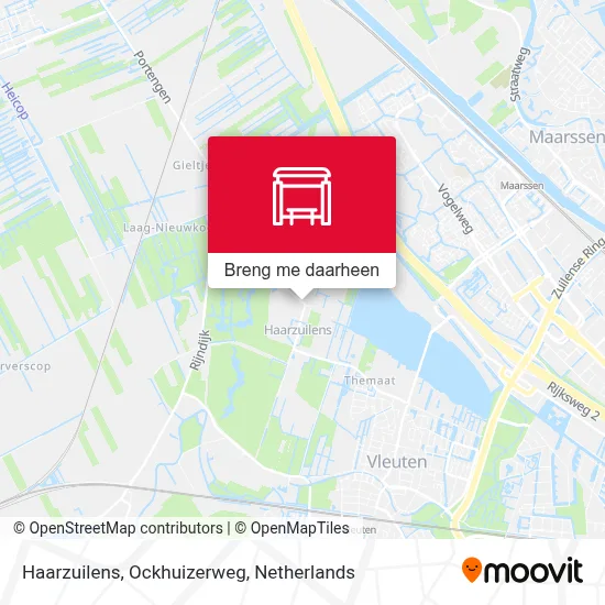 Haarzuilens, Ockhuizerweg kaart