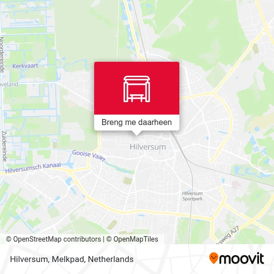 Hilversum, Melkpad kaart