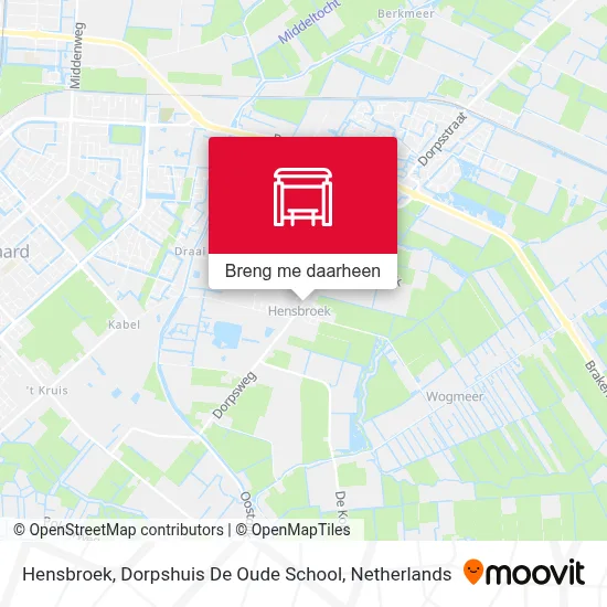 Hensbroek, Dorpshuis De Oude School kaart