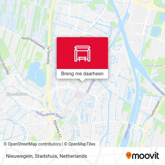 Nieuwegein, Stadshuis kaart