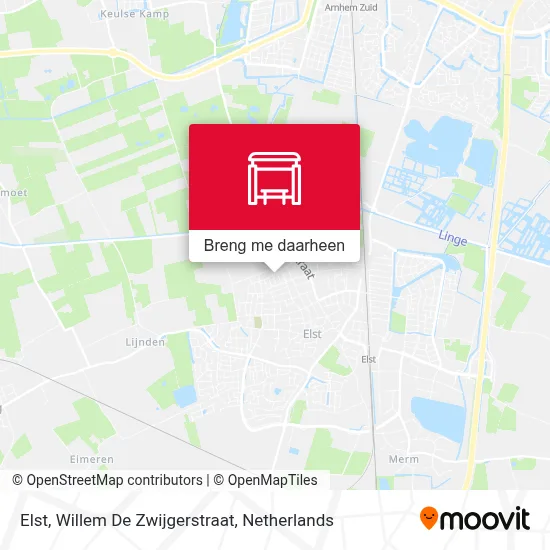 Elst, Willem De Zwijgerstraat kaart