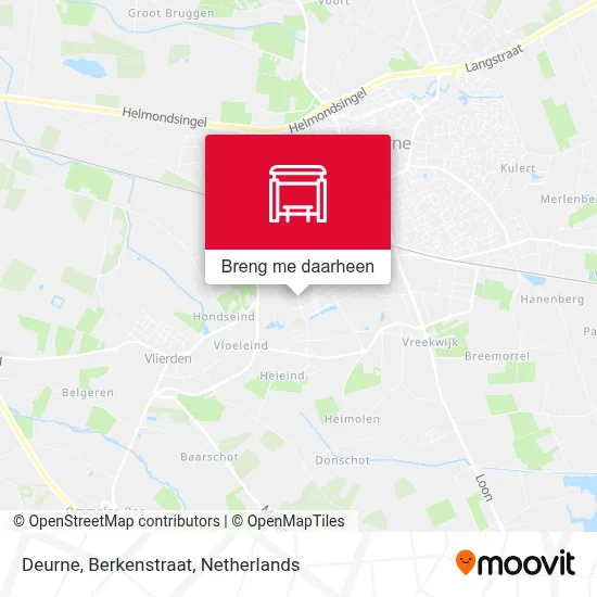 Deurne, Berkenstraat kaart