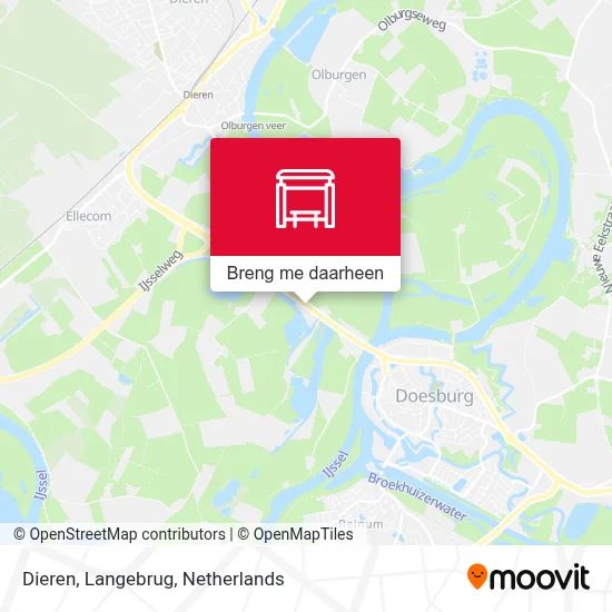 Dieren, Langebrug kaart