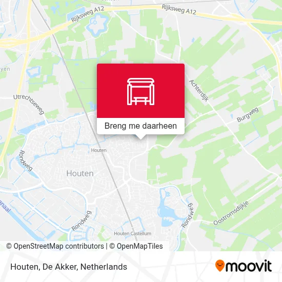 Houten, De Akker kaart