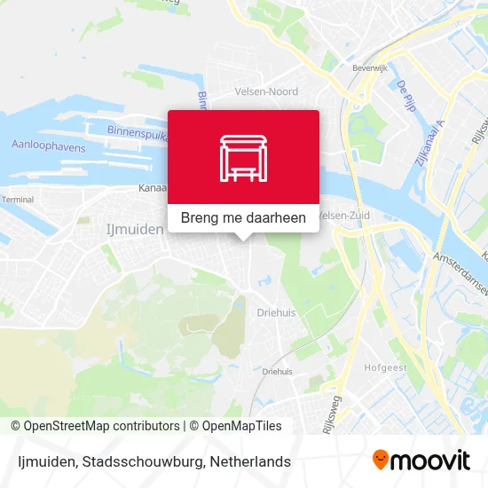 Ijmuiden, Stadsschouwburg kaart