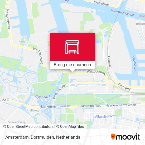 Amsterdam, Dortmuiden kaart