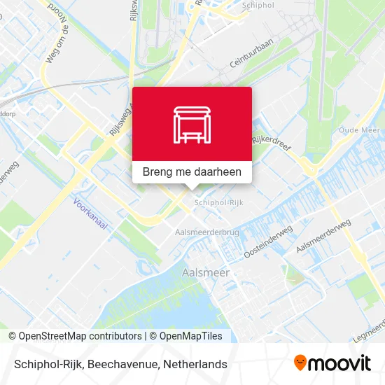 Schiphol-Rijk, Beechavenue kaart