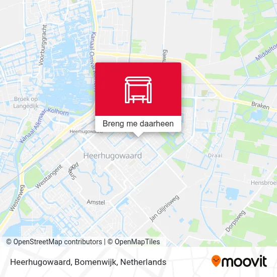 Heerhugowaard, Bomenwijk kaart