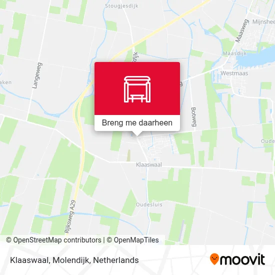 Klaaswaal, Molendijk kaart