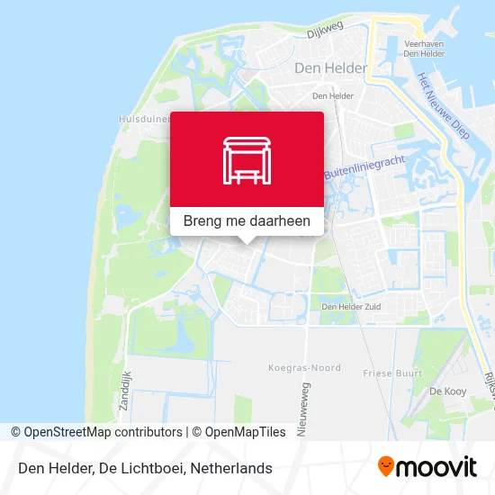 Den Helder, De Lichtboei kaart