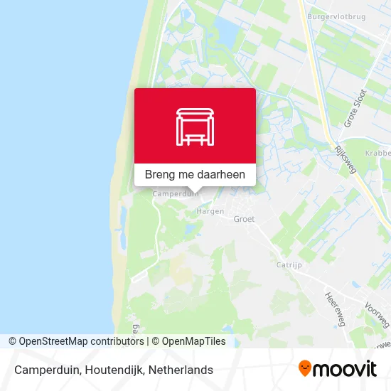 Camperduin, Houtendijk kaart