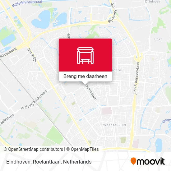 Eindhoven, Roelantlaan kaart