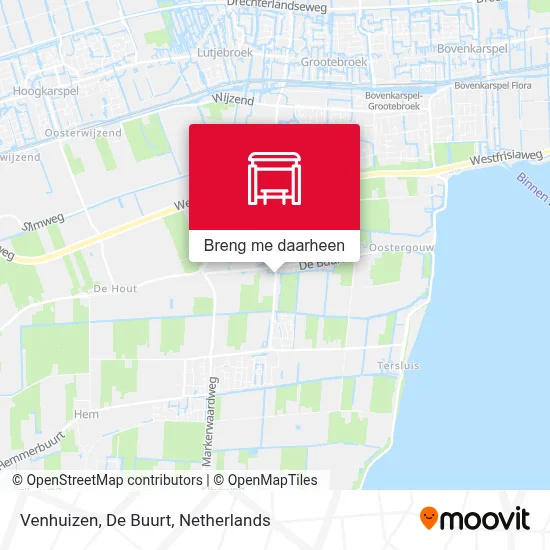 Venhuizen, De Buurt kaart