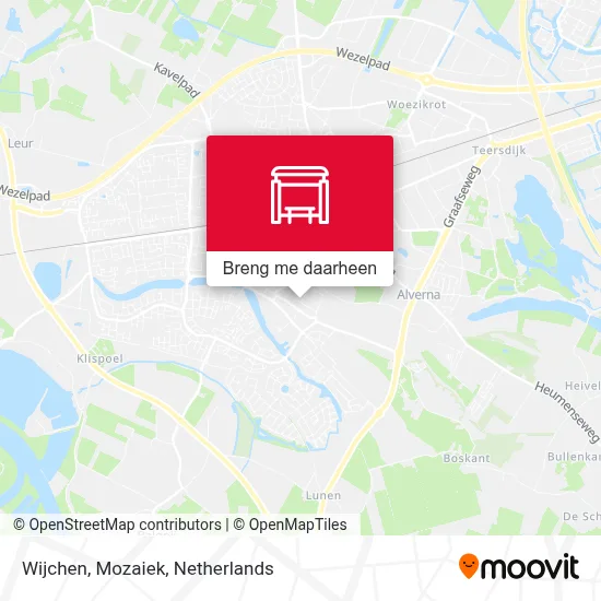 Wijchen, Mozaiek kaart