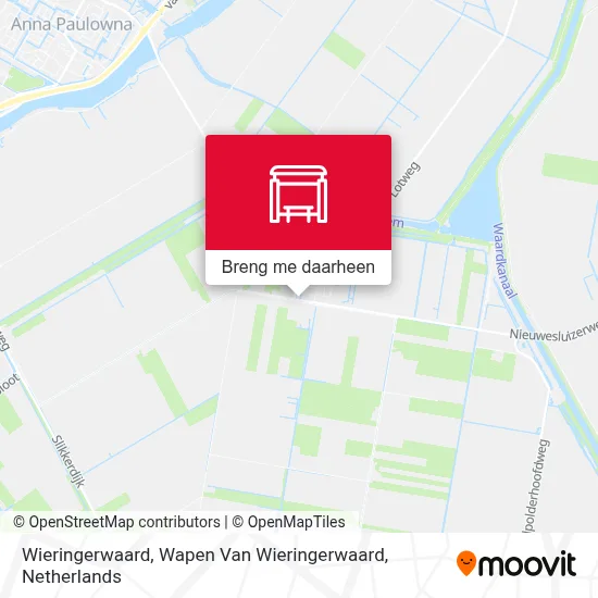 Wieringerwaard, Wapen Van Wieringerwaard kaart