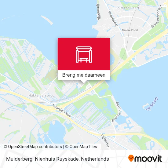 Muiderberg, Nienhuis Ruyskade kaart