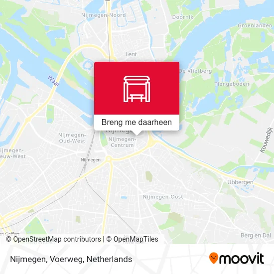 Nijmegen, Voerweg kaart