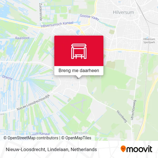 Nieuw-Loosdrecht, Lindelaan kaart
