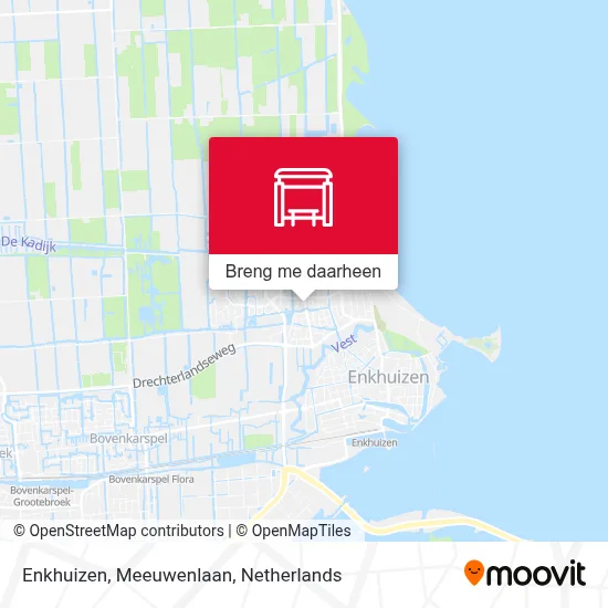 Enkhuizen, Meeuwenlaan kaart