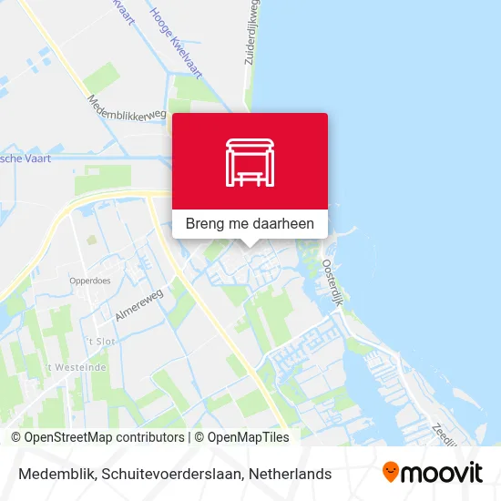 Medemblik, Schuitevoerderslaan kaart